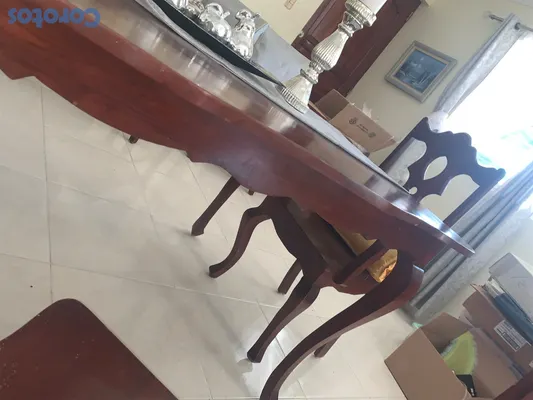 muebles y colchones - Comedor CAOBA ORIGINAL 2