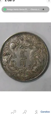 hobby y coleccion - Monedas CHINAS DE LA  Plata de la DINASTÍA del 1800 hacia Riba 8
