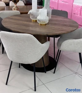 Mesa de comedor redondo 