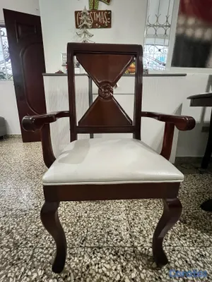 muebles y colchones - Juego de comedor en caoba 5