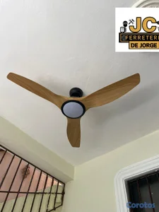 abanico de techo con lámpara led 