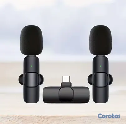 camaras y audio - Micrófono Inalámbrico Kouzone 2 en 1 para Vlogs 3