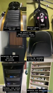 se venden artículos de salón condiciones 10/10 