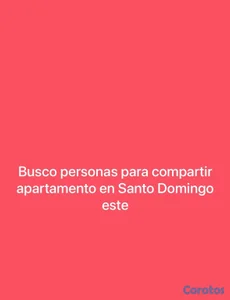 busco personas para compartir apartamento 