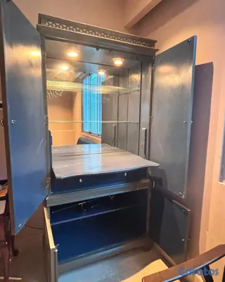 decoración y accesorios - Mueble bar con espejo luz interior 214cm alto 2