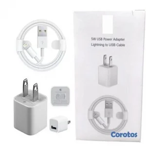Cargador iPhone Lightning 20W Con Cable Incluido