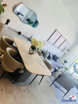 apartamentos - RENTA ELEGANTE APARTAMENTO AMUEBLADO CON VISTA PIS 8