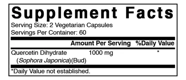Salud y Equipamiento Médico - Best Naturals Quercetina 1000mg - - Unidad A $1766 2