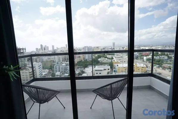 apartamentos - Lujoso Apto Amueblado en piso 14 en FR-Residences  9