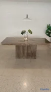 muebles y colchones - ELEGANTE MESA COMEDOR RECTANGULAR