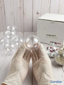 Esferas Transparentes Rellenables 60mm (Kit de 12 Unidades) – Nuevas