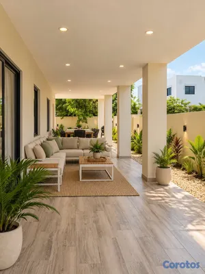 casas vacacionales y villas - Amplia villa de 4 habitaciones en Bávaro Punta Can 5