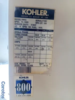 construccion e industrial - Planta Eléctrica 150KW KOHLER 150ROZJ 5