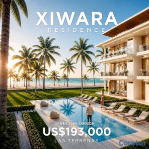 APARTAMENTOS Y VILLAS EN VENTA EN LAS TERRENAS PRIMERA LINEA DE PLAYA 

