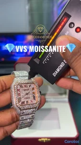 Reloj Cartier VVS Moissanite 