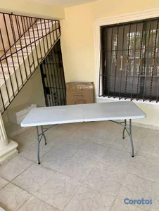 mesa plegable plástica 71 pulgadas 