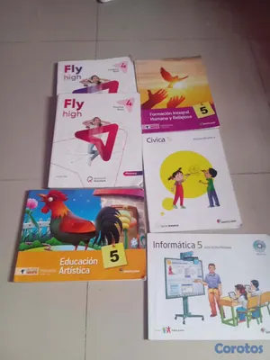 libros y revistas - vendo los estos libros  5to de primaria  de santil 3