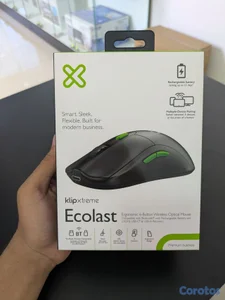 Mouse Inalámbrico Klip Xtreme Ecolast Bluetooth Recargable de 6 Botones