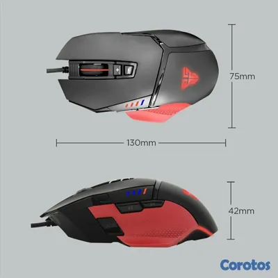 computadoras y laptops - MOUSE Fantech USB GAMIN (Mod.X11) NEGRO PARA JUGADORES VIP, ALTO NIVEL DE JUEGO  2