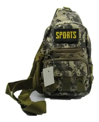 Artículos Deportivos - Mariconera Riñonera bulto morral mochila militar camuflaje y negra bolso cruzado 2