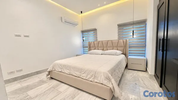 apartamentos - Apartamento Amueblado en Alquiler en Torre Versalles | La Esmeralda, Santiago 7