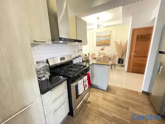 apartamentos - alquiló bella vista piso 7 totalmente amueblado una habitación 1.5 baños parque  9