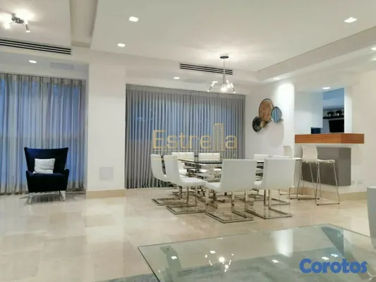 apartamentos - Apartamento amueblado en alquiler (202m2) de 3 habitaciones en Los Cacicazgos 5
