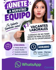 Promotores / Servicio al Cliente Virtual