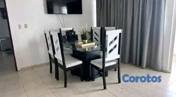 apartamentos - Apartamento en Alquiler Amueblado en El Pedregal 3H. 2B. 2 P 2
