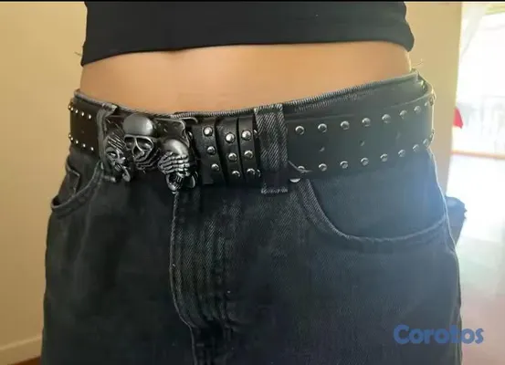 joyas, relojes y accesorios - Cinturón Punk Gótico Unisex 2
