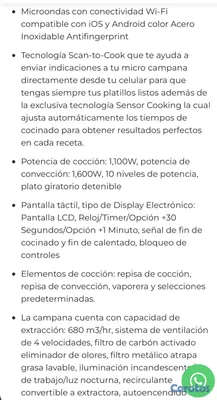 electrodomesticos - microondas extractor nuevo sin uso 5