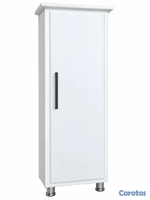 muebles y colchones - Estante de baño blanco para organizar  2