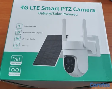 Cámara Inteligente PTZ 4G LTE con Panel Solar desbloqueada