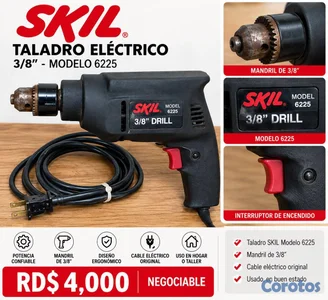 TALADRO ELÉCTRICO SKIL 3/8" MODELO 6225 - USADO (N