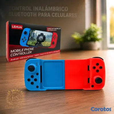 consolas y videojuegos - 🎀 Control inalámbrico Bluetooth para celulares Android iPhone y tablet.  2
