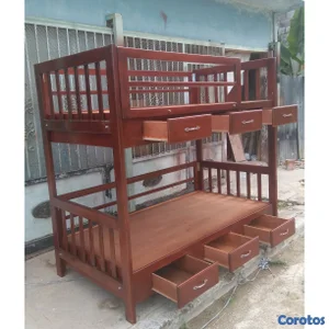 Camarote en madera con gavetas 