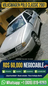Vendo Volkswagen Classic 2001