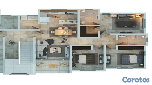 apartamentos - Apartamento de Venta En Santiago De Los Caballeros 8