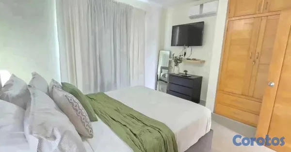 apartamentos - estudio amueblado 4to nivel atras de unión médica Santiago  2