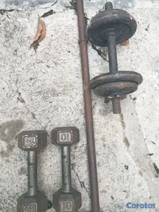 vendo unas pesas para hacer ejercicios 