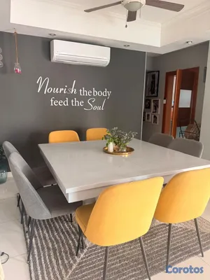 muebles y colchones - Comedor cuadrado de 8 2