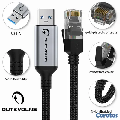 accesorios para electronica - CABLE PROFESIONAL DE RJ45  A USB  2