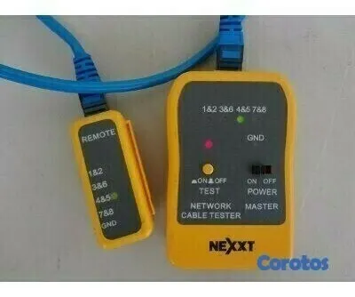 computadoras y laptops - PROBADOR DE CABLES NEXXT PARA REDES P/CONECTORES RJ45, RJ11, Y RJ12 2