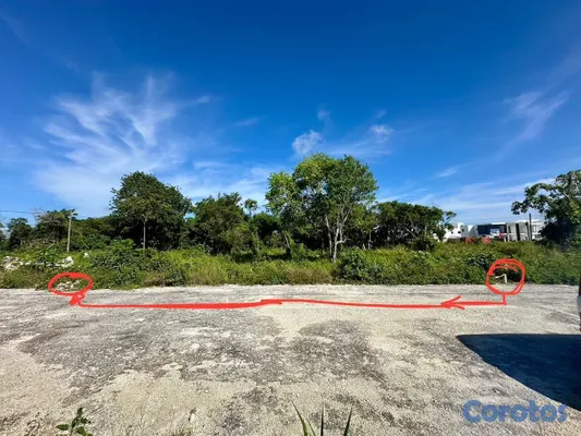 solares y terrenos - VENDO solar 400 mt2 en brisas de punta cana  4
