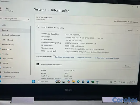 computadoras y laptops - laptop dell 3