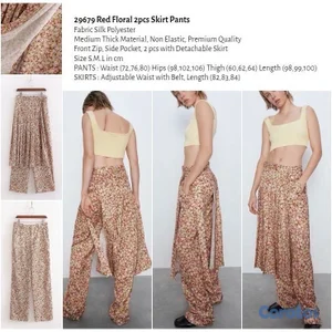 Pantalon ZARA con falda desmontable
