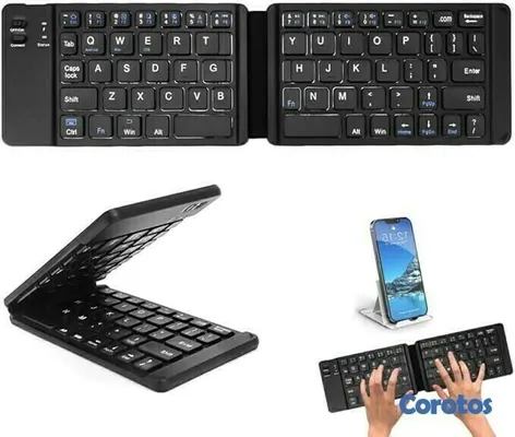 accesorios para electronica - Mini teclado inalambrico plegable Q-815 compatible iOS, Android y Window 2