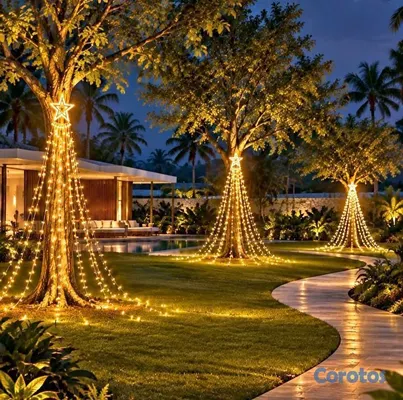 decoración y accesorios - Estrella de Luces de Navidad para Hogar,.Hoteles,Negocios, Proyectos y Parques
 4
