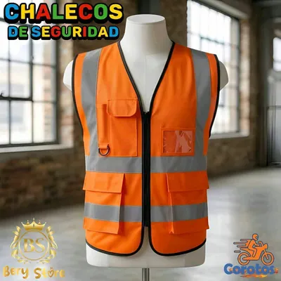 equipos profesionales - CHALECOS DE SEGURIDAD REFLECTIVOS DE ALTA VISIBILIDAD CON BOLSILLOS | CHALECOS | 2