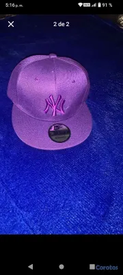 ropa para hombre - gorra morada  2